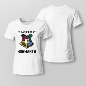 Lady Tee Harry Potter BIOWORLD Youth Id Rather Be T Shirt