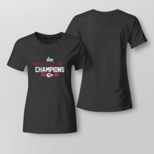 Lady Tee Kansas City Chiefs Super Bowl Lvii Champions Kc Chiefs Football T Shirt