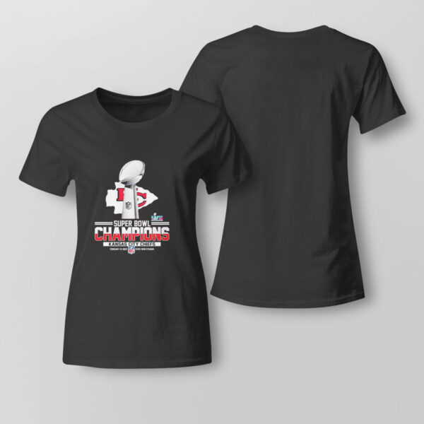Kansas City Chiefs Super Bowl Lvii Champions Players Names Trophy T-Shirt