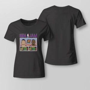 Lady Tee NBA Jam Phoenix Suns Kevin Durant and Devin Booker T Shirt