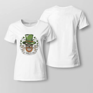 Lady Tee St Patricks Day Irish Skull Shirt Hoodie