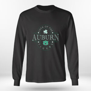 Longsleeve shirt Auburn Tigers Lucky Shamrock St Patricks Day T Shirt