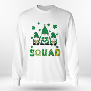 Longsleeve shirt Gnomies Irish Caregiver Squad Nursing St Patricks Day Shirt Hoodie