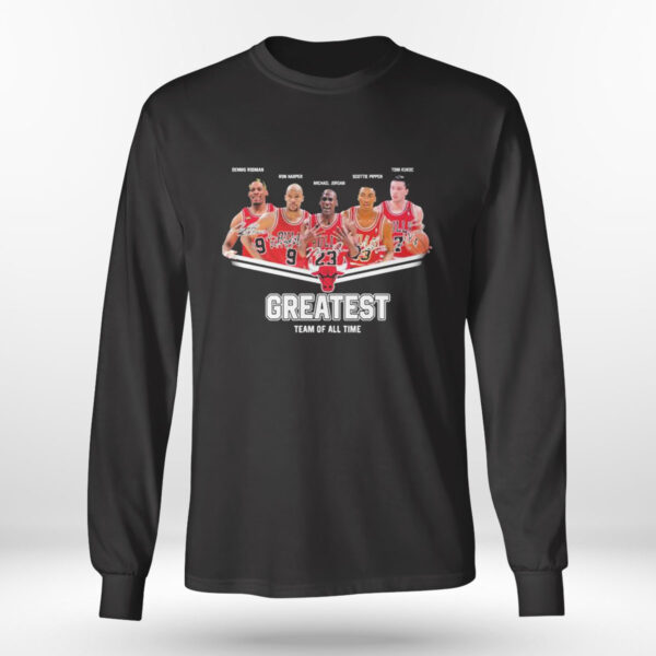 Greatest Dennis Rooman Ron Harper Michael Jordan Scottie Pippen Toni Kukoc Team Of All Time Shirt