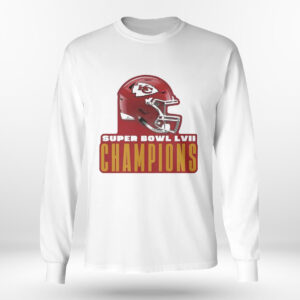 Longsleeve shirt Helmet Chiefs Super Bowl Lvii Champions Shirt Hoodie