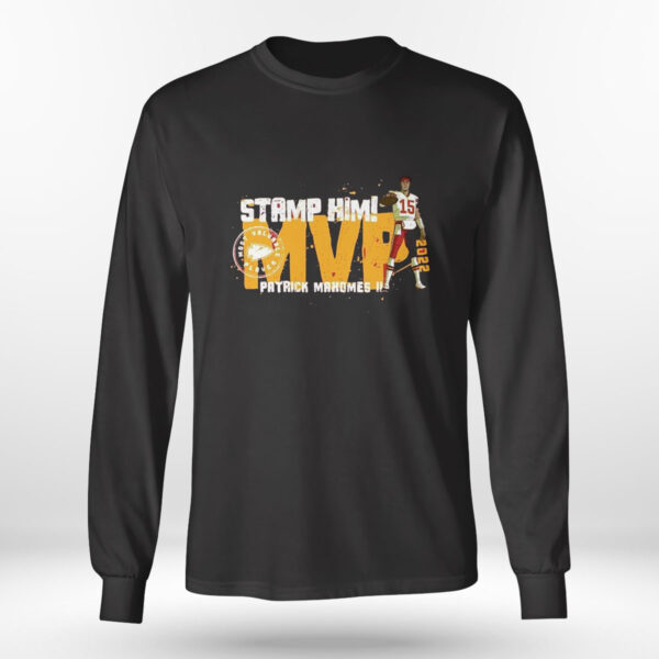KC Chiefs Patrick Mahomes MVP Stamp Him T-Shirt