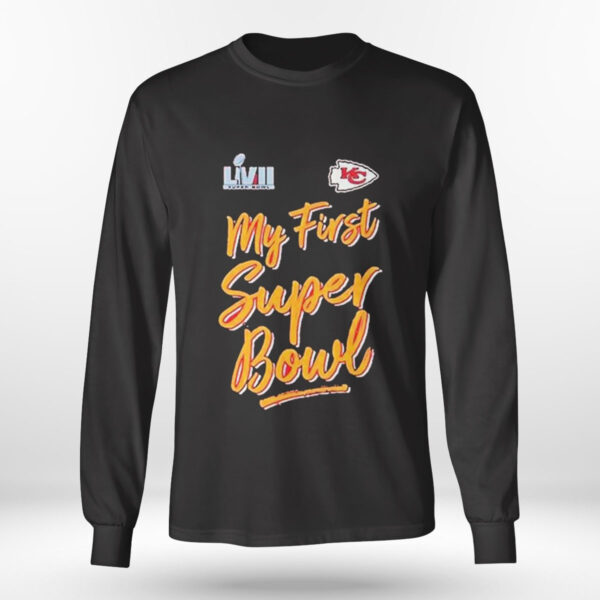 Kansas City Chiefs Super Bowl LVII My First Super Bowl T-Shirt