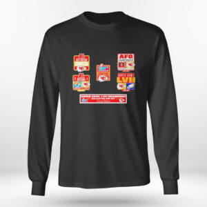 Longsleeve shirt Kansas City Chiefs Super Bowl Lvii Champions Five Piece Shirt Hoodie