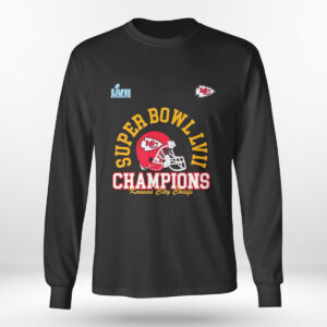 Longsleeve shirt Kansas City Chiefs Super Bowl Lvii Champions Football Helmet T Shirt