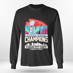 Longsleeve shirt Lvii Super Bowl Champions Kansas City Chiefs February 12 2023 T Shirt