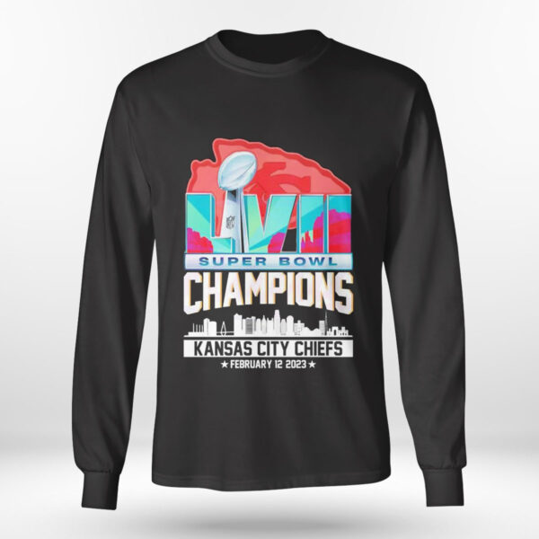 Lvii Super Bowl Champions Kansas City Chiefs February 12 2023 T-Shirt