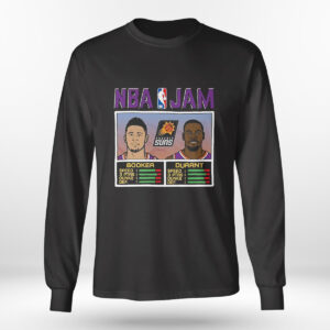 Longsleeve shirt NBA Jam Phoenix Suns Kevin Durant and Devin Booker T Shirt