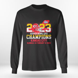 Longsleeve shirt Official Kansas City Chiefs Championship 2023 Lvii Super Bowl Champions T Shirt