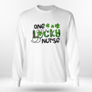 Longsleeve shirt One Lucky Nurse Lucky Irish Nurse Shirt Hoodie