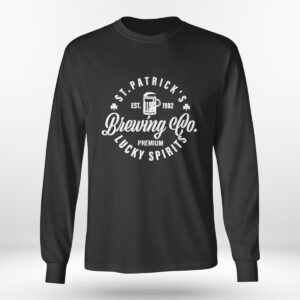 Longsleeve shirt St Patricks Brewing Co Happy St Patricks Day Shirt Hoodie