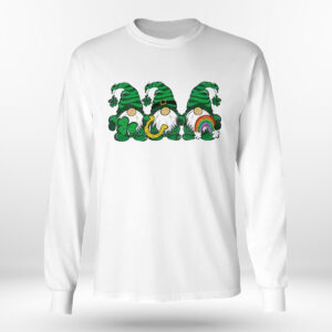 Longsleeve shirt St Patricks Day Gnomes Happy St Patricks Day Shirt Hoodie