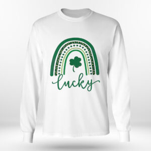 Longsleeve shirt St Patricks Day Lucky Rainbow Shirt Hoodie