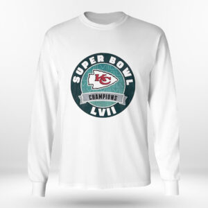 Longsleeve shirt Super Bowl Lvii Champions Kansas City Chiefs Logo Green Shirt Hoodie