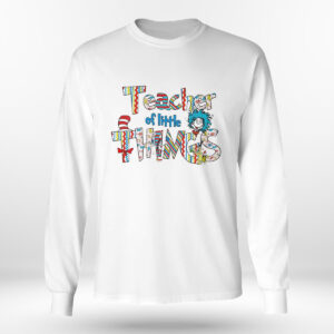 Longsleeve shirt Teacher Of Little Things Kindergarten Teacher Dr Seuss Day Shirt Hoodie