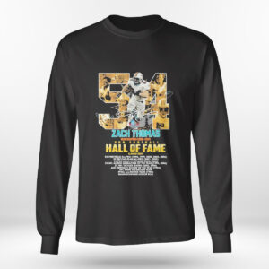 Longsleeve shirt Zach Thomas Hall Of Fame 54 T Shirt