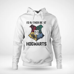 Pullover Hoodie Harry Potter BIOWORLD Youth Id Rather Be T Shirt