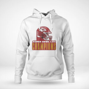 Pullover Hoodie Helmet Chiefs Super Bowl Lvii Champions Shirt Hoodie