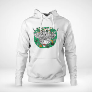 Pullover Hoodie Lucky Heifer St Patrick Heifer Four Leaf Clover Shirt Hoodie