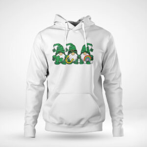 Pullover Hoodie St Patricks Day Gnomes Happy St Patricks Day Shirt Hoodie