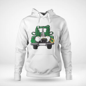 Pullover Hoodie St Patricks Day Gnomes Truck Shirt Hoodie