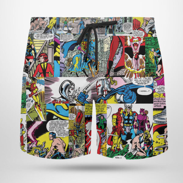 The Avengers 200 The Child Is Father To By George Pérez Hawaiian Shirt Short Sleeve Button Up