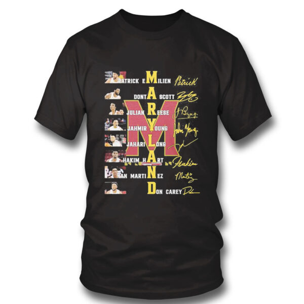 Maryland Patrich Emilien Donta Scott Julian Reese Don Carey Signature Shirt, Hoodie