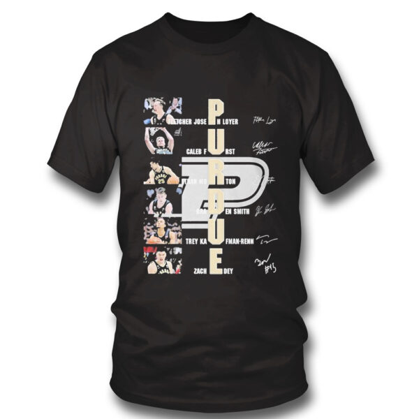 Purdue Fletcher Jose Ph Loyer Caleb Furst Ethan Morton Braden Smith Trey Kaufman Renn Zach Edey Shirt