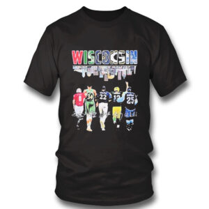 black Shirt Wisconsin Team Allen Yelich Rodgers And Antetokounmpo Signatures Shirt Hoodie