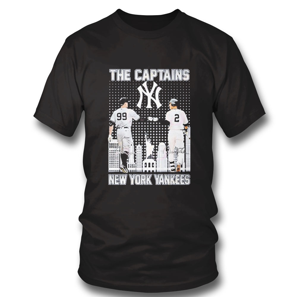 New York Yankees Derek Jeter and Aaron Judge captain signatures