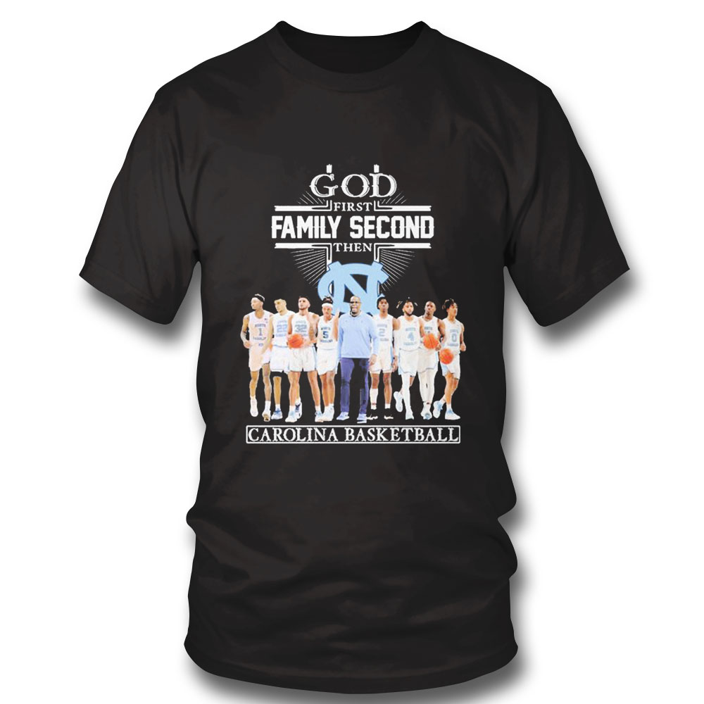 God Family Second First Then South Carolina Womens Basketball Team Shirt