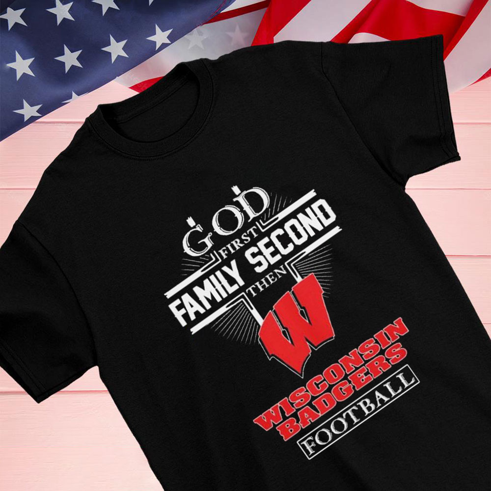 God Family Second First Then Wolves Basketball Shirt Longsleeve T-shirt