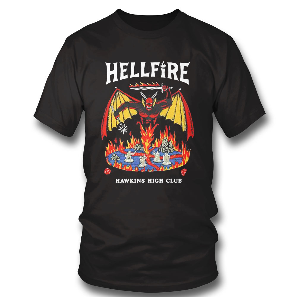 Hellfire Hawkins High Club Logo Shirt Hoodie