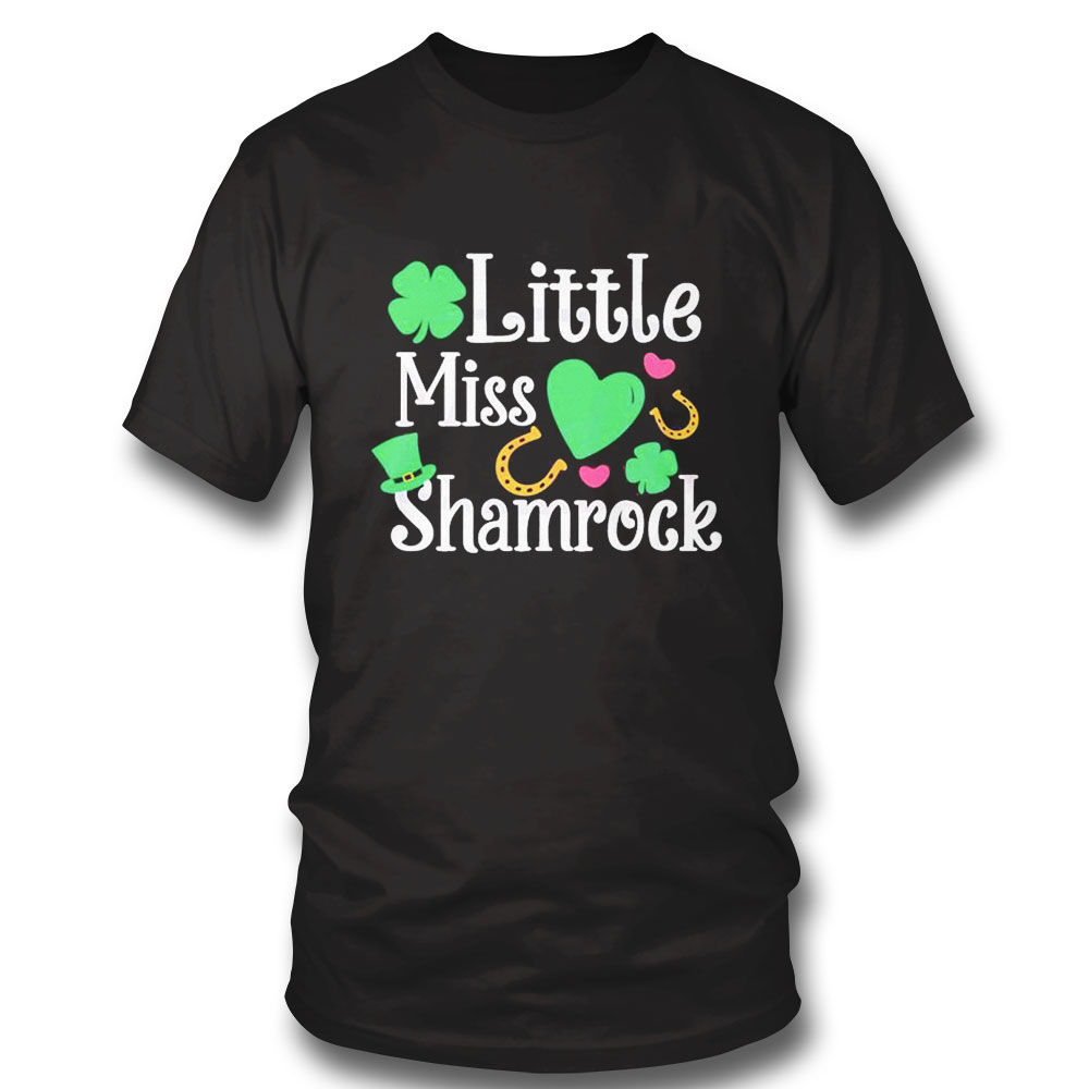 St Patricks Day Little Miss Shamrocks Shirt