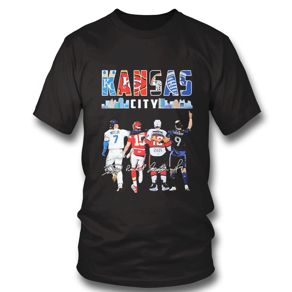 This Girl Loves Her Kansas City Chiefs Team Super Bowl Lvii Champions Signatures Shirt