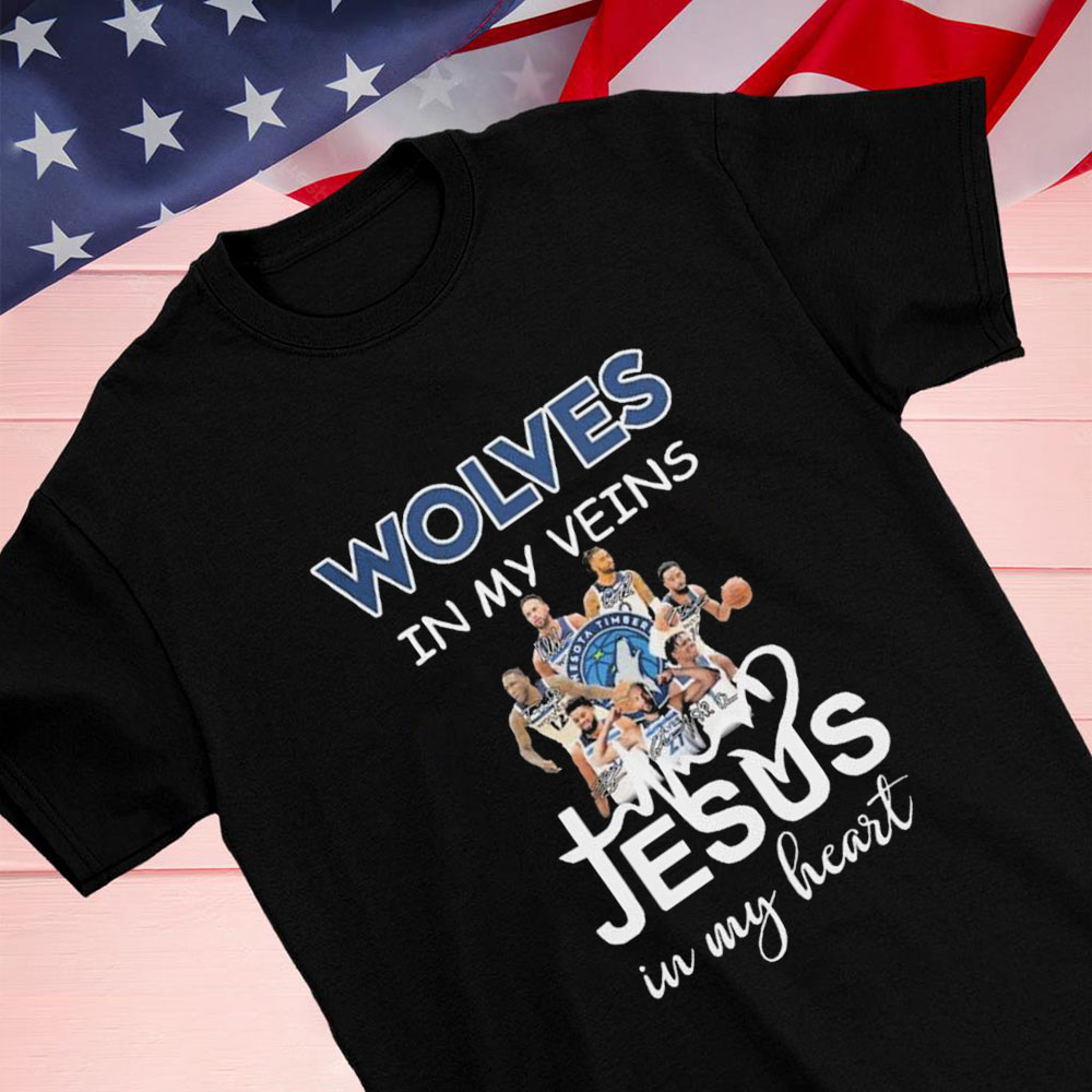 Zags In My Veins Team Jesus In My Heart Shirt Longsleeve T-shirt