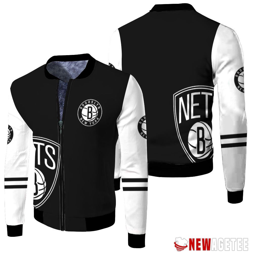 Brooklyn Nets Fleece Bomber Jacket