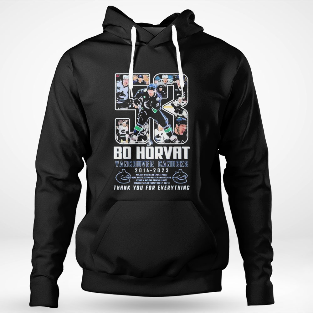 Bo Horvat Vancouver Canucks 2014 – 2023 Thank You For Everything Shirt Longsleeve