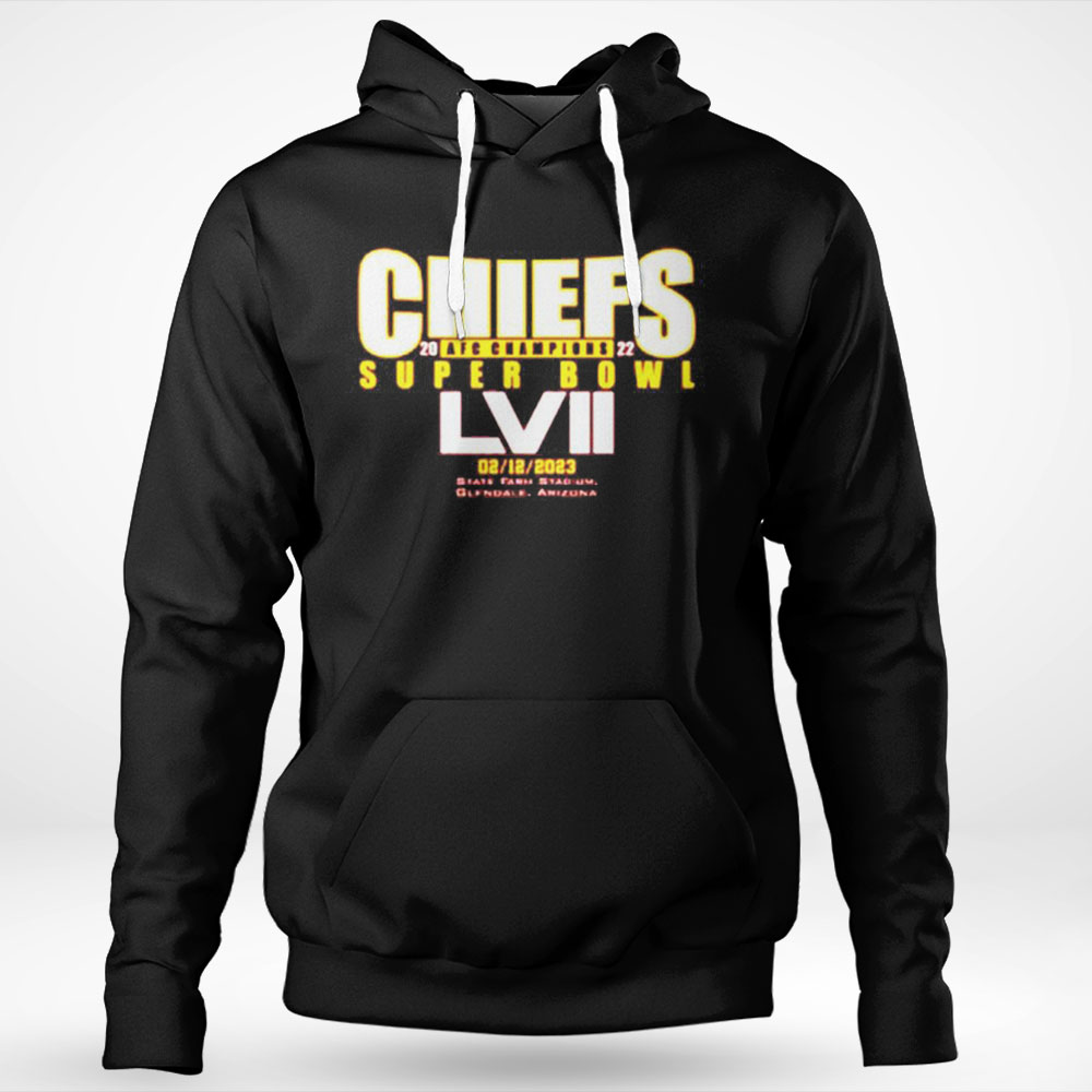Kansas City Chiefs 2022 Afc Champions Super Bowl Lvii 2023 Shirt Ladies T-shirt