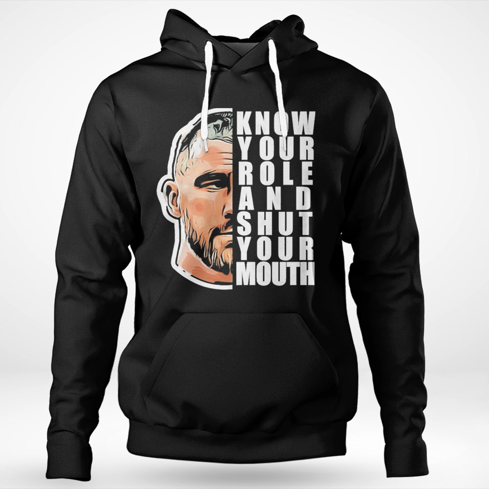 Know Your Role And Shut Your Mouth Kelces Quote Shirt Ladies T-shirt