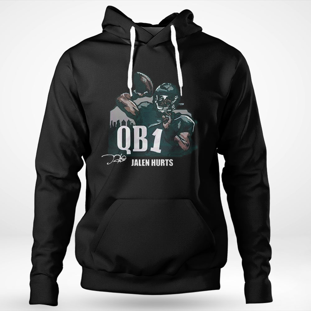 Official Qb1 Jalen Hurts Shirt Longsleeve