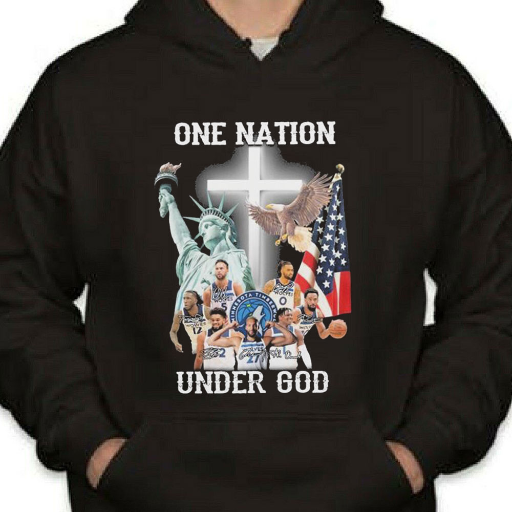 One Nation Under God Team Wolves Signature Shirt Longsleeve T-shirt