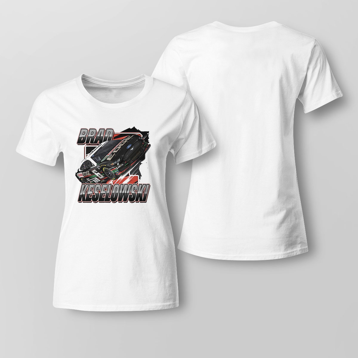 Brad Keselowski Rfk Racing Blister Shirt Ladies Tee