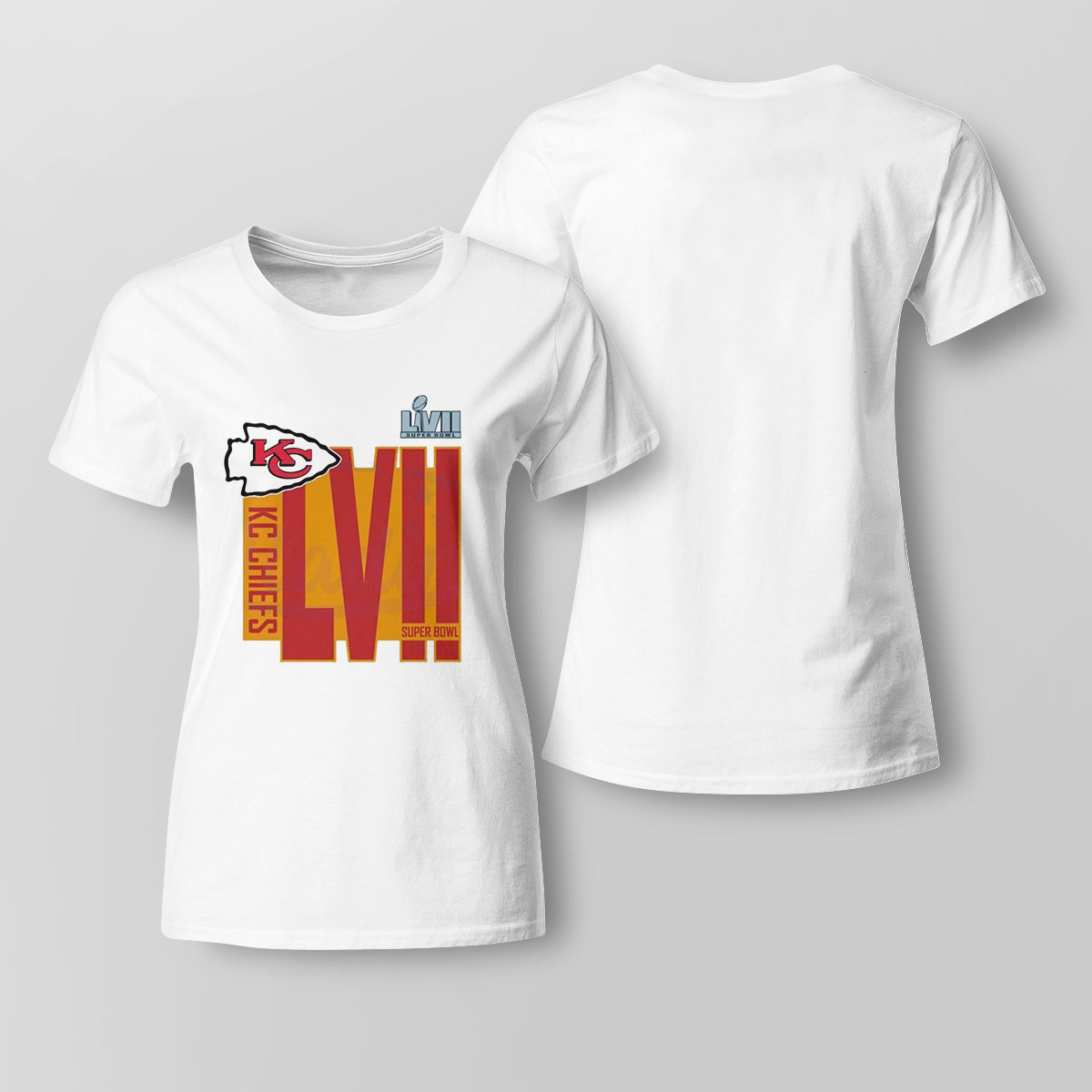 Kansas City Chiefs Kc Chiefs Superbowl Lvii Shirt Ladies Tee