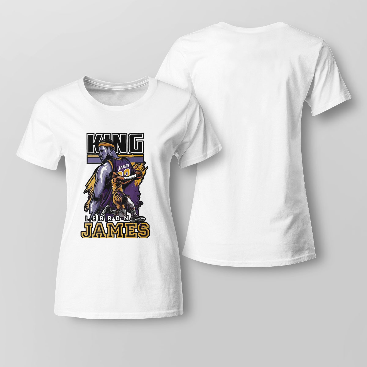 King Lebron James Shirt Ladies Tee