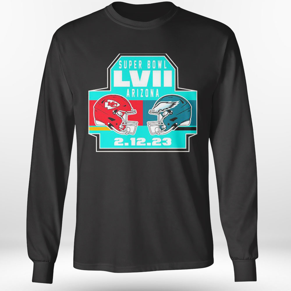 Super Bowl LVII T-Shirt Kansas City Chiefs Vs. Philadelphia Eagles